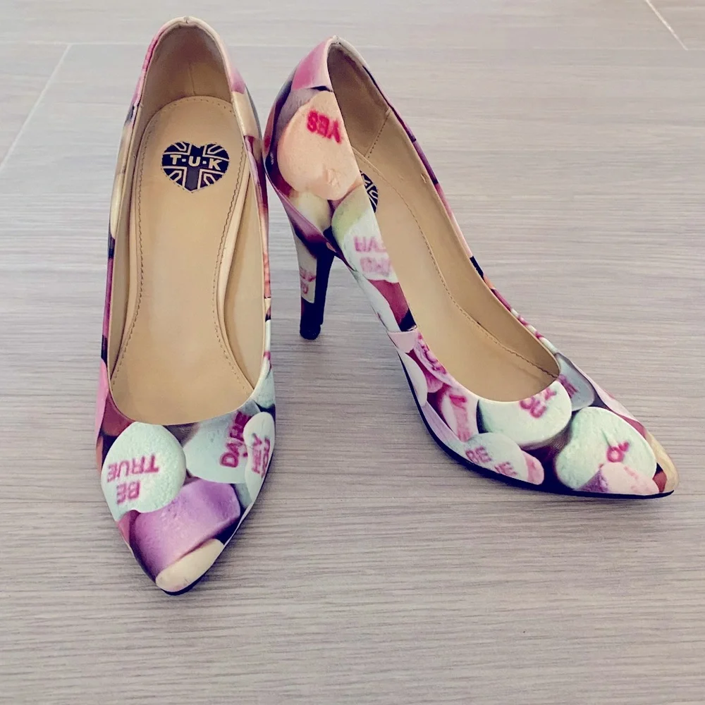 Valentine Conversation Candy Heels